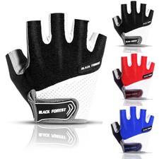 Cycling Half Finger Gloves Anti-Shocking Gel Pad Bicycle MTB Road Bike Gloves
