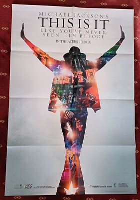 This Is It (2009) movie poster Michael Jackson | eBay