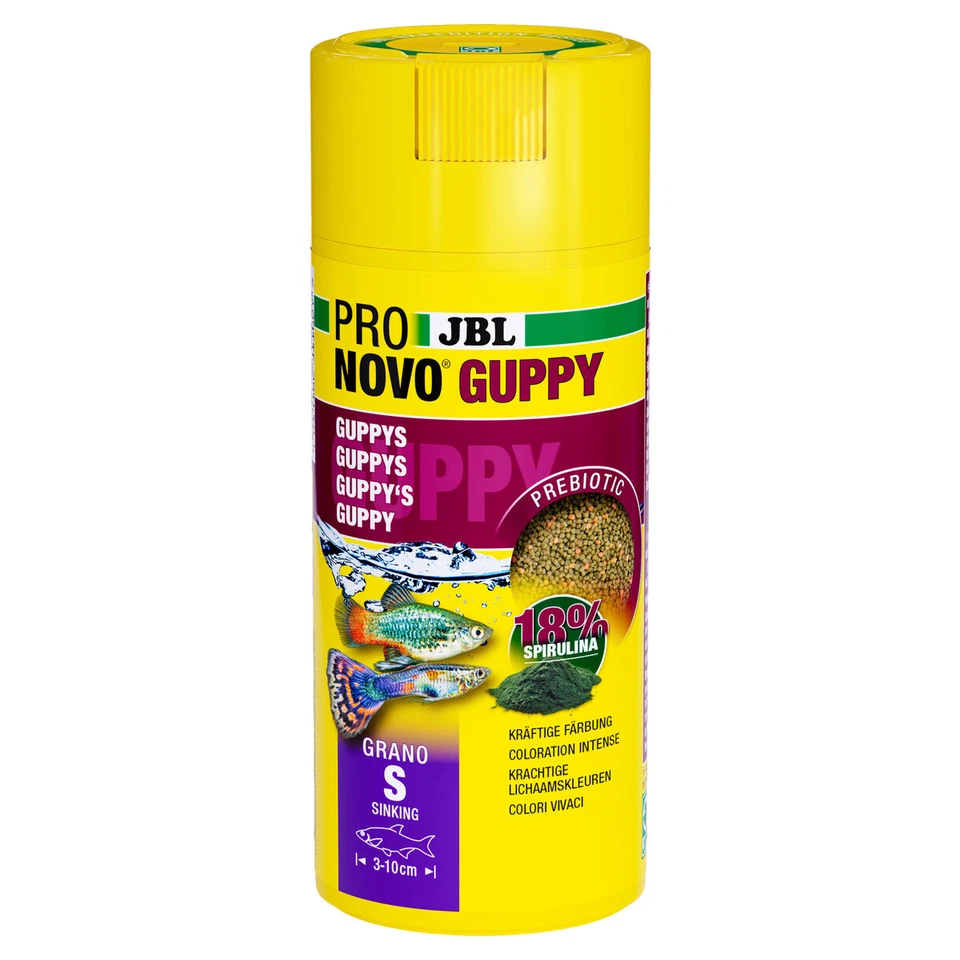 JBL PRONOVO GUPPY GRANO CLICK S 250 ml, Fischfutter, NEU