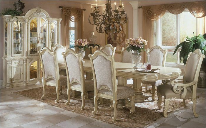 Aico Monte Carlo Dining Room 53444 07 Aico Furniture Monte Carlo Snow