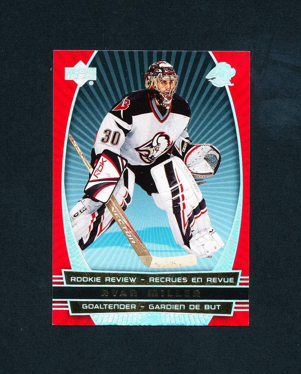 UPPER DECK NHLカード PREMIER COLLECTION RYAN MILLER SABRES /199 #46 送料無料 中古 IT1 2006 UPPER DECK HOCKEY 30 RYAN MILLER ROOKIE REVIEW sabres