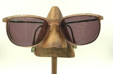 Vintage Maurice St Michel 1044 Brown Green Oval Sunglasses FRAMES ONLY