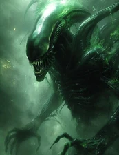 "Alien" 8.5x11 Fine Art Print Limited to Only 20 Hand-Numbered Copies