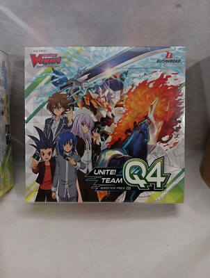 unite team q4 booster box Cardfight!! Vanguard Unite! Team Q4 Booster Case