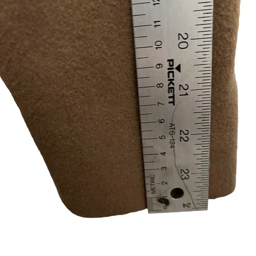 Smiths Bermuda Cashmere Coat Men SZ 44 S Vintage 1970s Made in England Tan Gent - Picture 10 of 12
