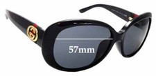 SFx Replacement Sunglass Lenses fits Gucci GG3660/K/S - 57mm Wide