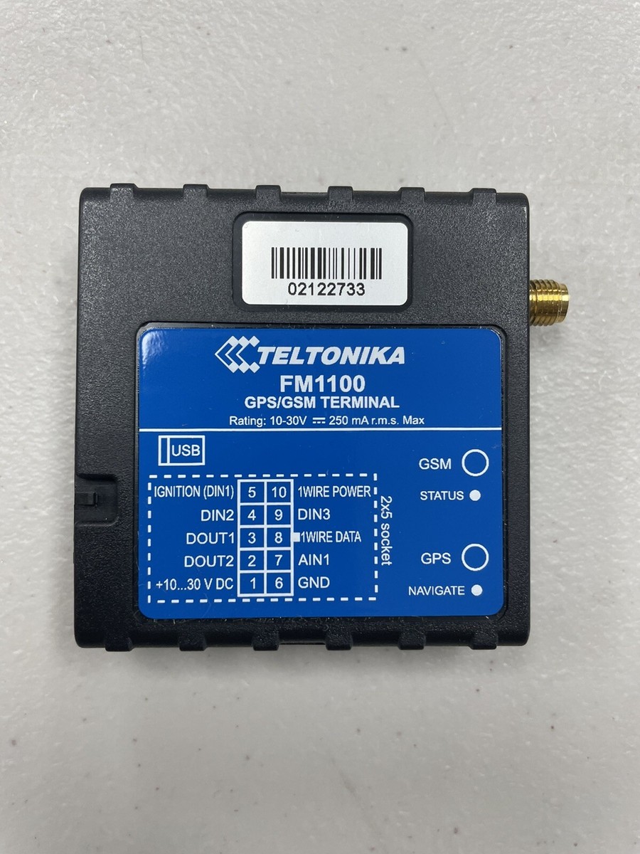 Teltonika FM1100 GPS Tracker / GSM Terminal with Antennas, USB 