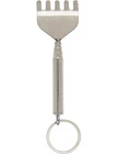 Keychain "Back Scratcher" Extendable Key Ring Key Clip NEW
