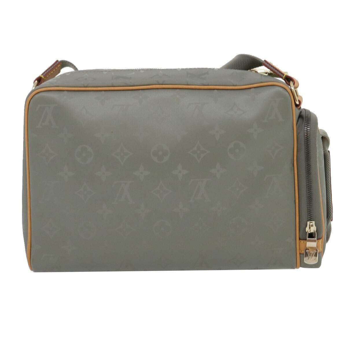 Louis Vuitton Camera Bag Monogram Titanium in Coated Canvas with