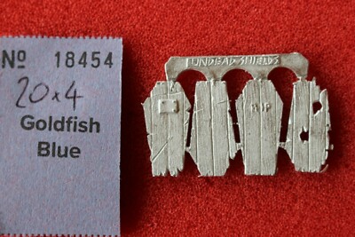 Untote Skelettkrieger Sargschilde x4 Metall Neu GW Games Workshop Warhammer