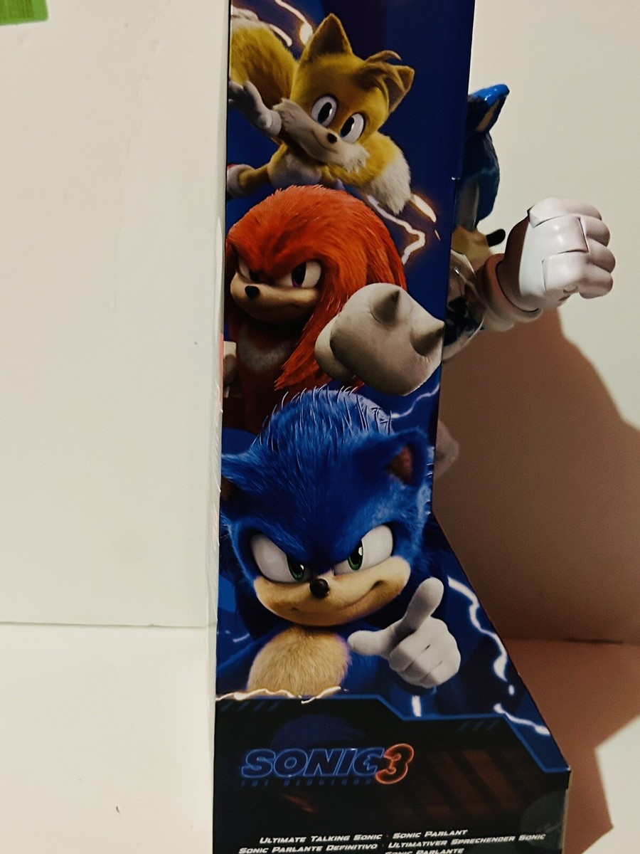Sonic The Hedgehog 3 Ultimate Talking Sonic Figure Toy Jakks NEW