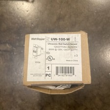 Legrand Uw-100-w Ultrasonic Wall Switch Occupancy Sensor 1-button 120/277v White