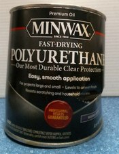 Minwax Fast-Drying Polyurethane, WARM SATIN, 32 fl. oz.  63010 FS
