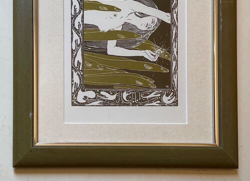 Koloman MOSER (1868-1918), Siebdruck, Akt Symbolist Curiosa WIENER SEZESSION - Bild 11 von 12