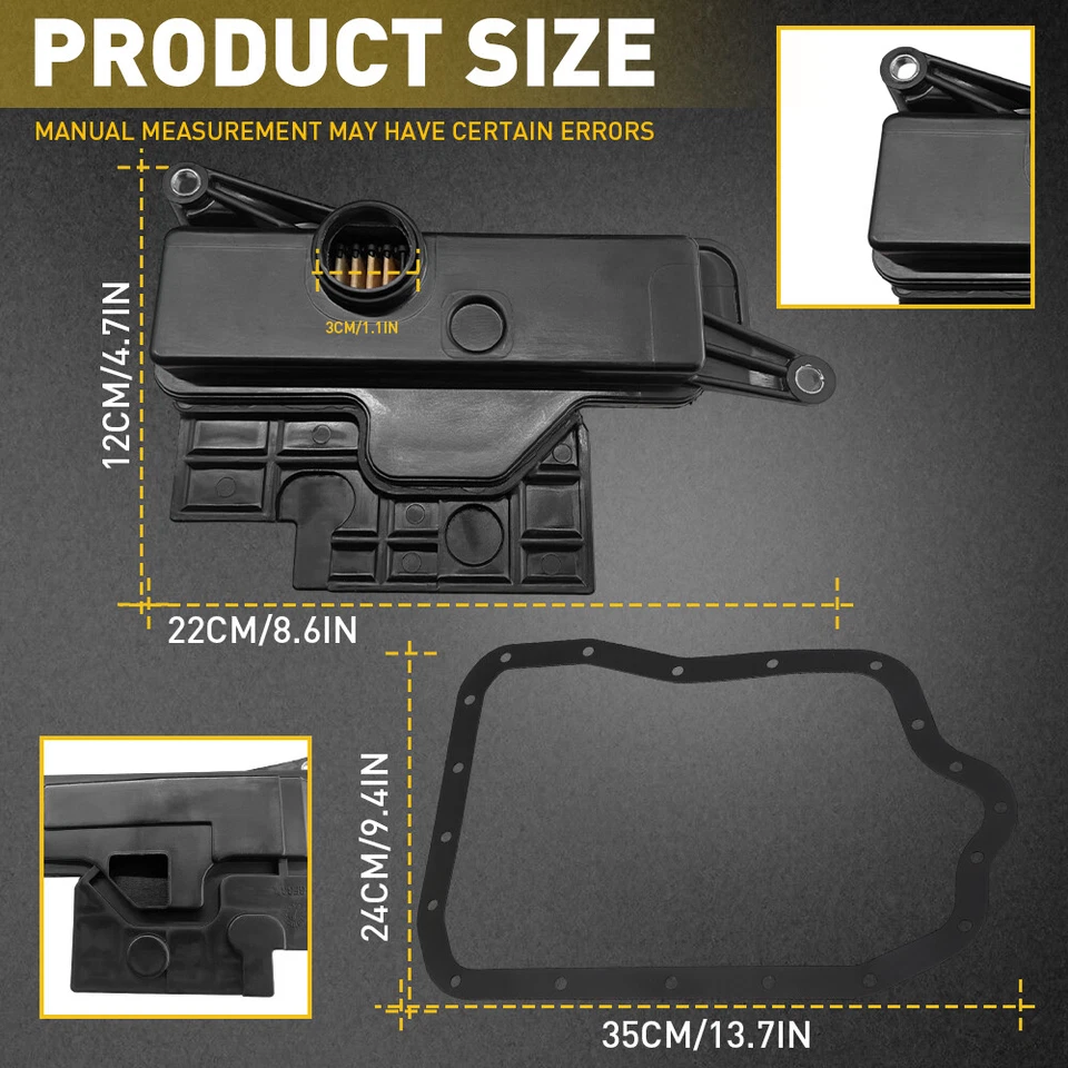 Fit For Toyota Rav4 Camry With Gasket New Transmission Oil Filter Kit - Imagem 4 de 4