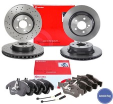 BREMBO BREMSENSET KOMPLETT WK VORNE & HINTEN MERCEDES BENZ E300 E350 W212 S212