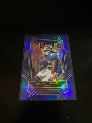 Gary Brightwell 2021 Select Club Level Blue Prizm /99 RC Giants 295 PWE
