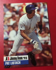 PAT LISTACH 1993 JIMMY DEAN BASEBALL ODDBALL CARD #28 BREWERS+ 2 BONUS CARDS