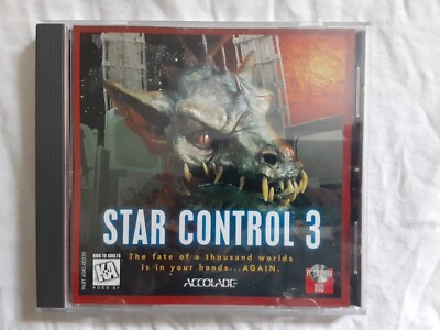 Star Control 3 PC Game Complete 1996 Accolade