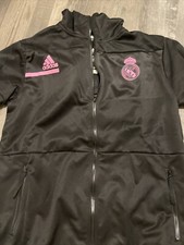 Adidas Real Madrid Jacket Hoodie Tech Knit Black Large