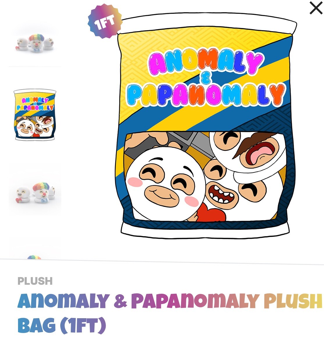 YouTooz * Anomaly and Papanomaly * Plush Bag * NEW * In Hand | eBay