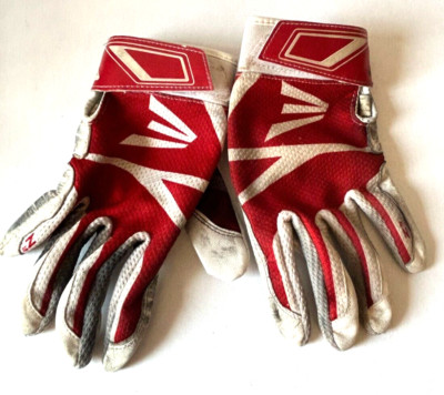 EASTON BASEBALL GLOVES YOUTH LARGE RED/WHITE