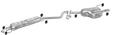 Pot d'échappement Opel ASTRA