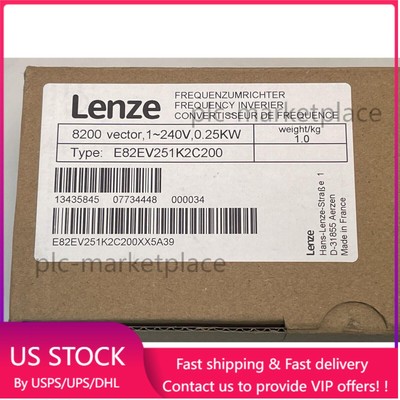 Lenze E82EV251_2C200 Frequency Inverter 8200 Vector E82EV251K2C200 US Seller NEW