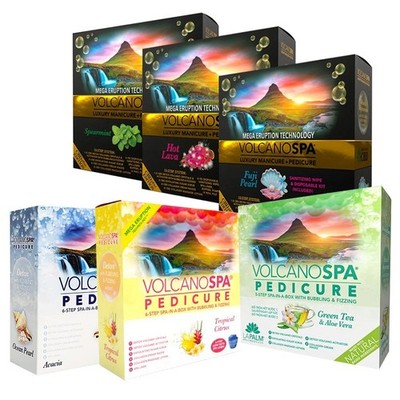 La Palm Volcano Spa Pedicure 5-Step in A Box Kit - Difference