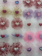 Sale  Dog Bows Pet / Dog grooming Heart Rounds Top Knot ear Qty 20