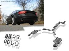  Duplex Racinganlage ab Kat Audi A7 Sportback je 115x85mm oval