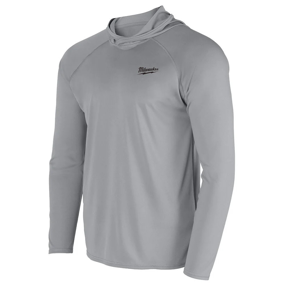 Солнцезащитная рубашка Milwaukee Workskin с капюшоном-Серая 2X 11290₽