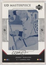 2005 Upper Deck UD Masterpiece Printing Plate Cyan Framed 1/1 Josef Vasicek 7ez
