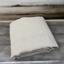 Pottery Barn Belgian Flax Linen Blackout Curtain Drape 50  x108  Dark Flax Read
