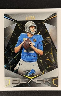 2024 Panini Black #34 Jared Goff Gold #/10