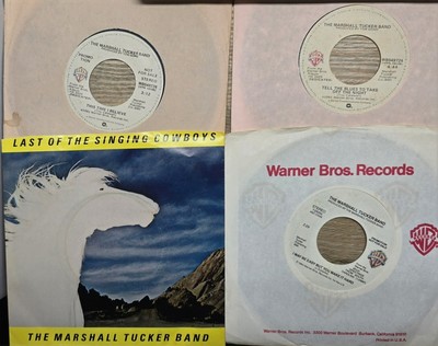 The Marshall Tucker Band 3 promo & 2 stock 45s 1 PS Heard It In A Love Song