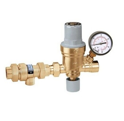 Caleffi COMBO AutoFill 1/2'' Press X 1/2'' Press w/ Pressure gauge ASSE 1012