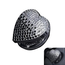 Bling Push Start Button Cover, Crystal Rhinestone Engine Start Buttons Covers...