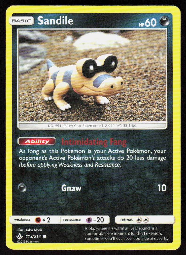 Sandile (113) 113/214 Common SM - Unbroken Bonds MP
