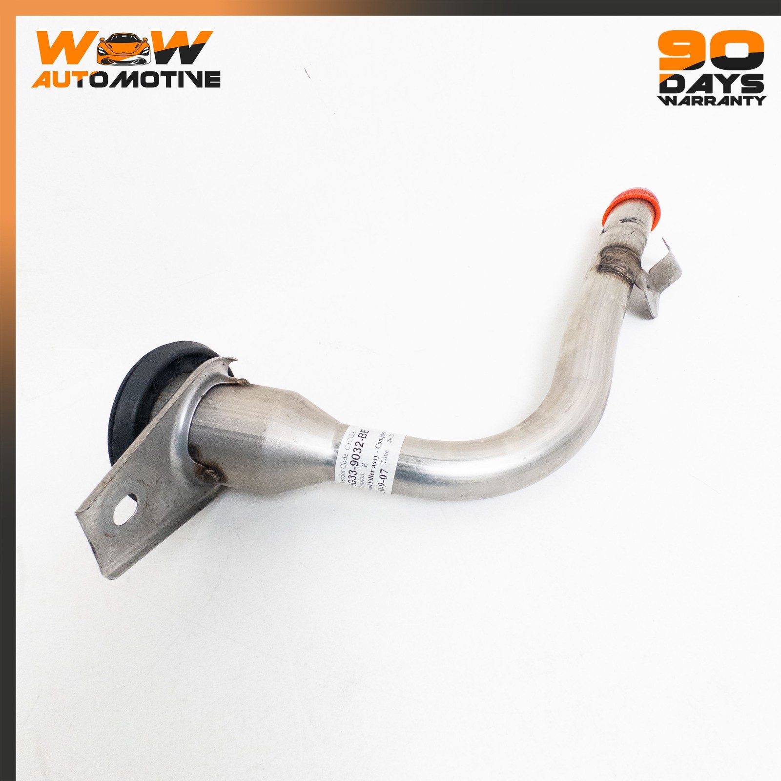 06-16 ASTON MARTIN V8 VANTAGE FUEL GAS TANK FILLER NECK HOSE TUBE PIPE OEM