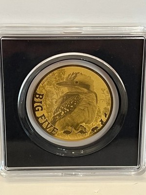 NEW RELEASE 1/200 OZ Gold 5000 Francs Tschad 2026 Kookaburra Big Five