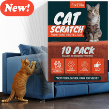 Anti Cat Scratch Furniture Protector 10-Pack Couch Protector from Cat Claws