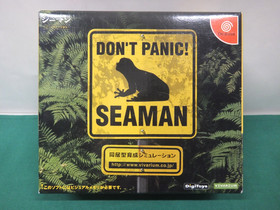 SEGA Dreamcast - SEAMAN + Mic device set[No mic sponge] - boxed. JAPAN. DC 25958