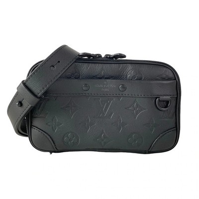なこ☆Louis Vuitton☆ブラックミニウォレット Women's Black Leather Zip Wallet - Clémence Empreinte | LOUIS