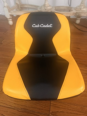 #ad #ad Cub Cadet 757 06027 Hi Back Seat Fab XT2 XT1 ST54 SLX54 SLX50 LX46 Yellow Black $275.99