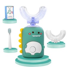 Kids U Shaped Electric Toothbrush for Age 2-12, Rechargeable Toddler Toothbru...
