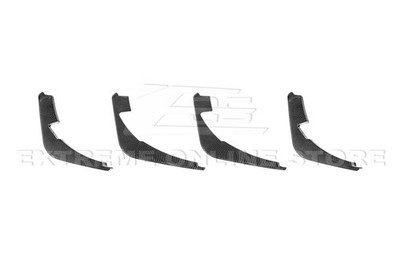 EOS HYDRO CARBON PERFORMANCE STYLE REAR LOWER DIFFUSER FINS FOR CORVETTE 20-UP