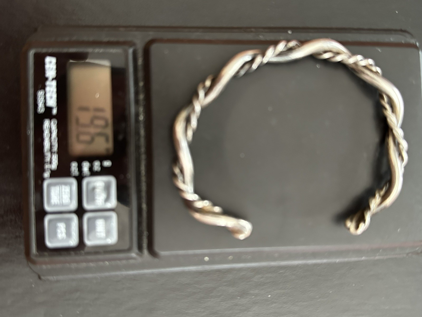 Solid Sterling Silver Braided Twisted Bracelet  1… - image 3