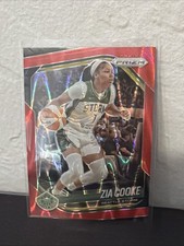 2025 Panini Prizm WNBA - Zia Cooke #110 Red Seismic Prizm /249