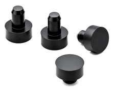 7/32" 5.5mm Hole Push-In Silicone Rubber Feet 1/2" OD x 1/4" Bumper